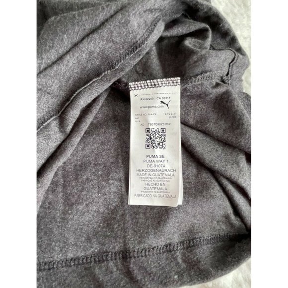 COPY - T Shirt Size 4XL Puma Essential Logo Mens Crew Neck Short Sleeve Dark Gr… - Picture 8 of 10